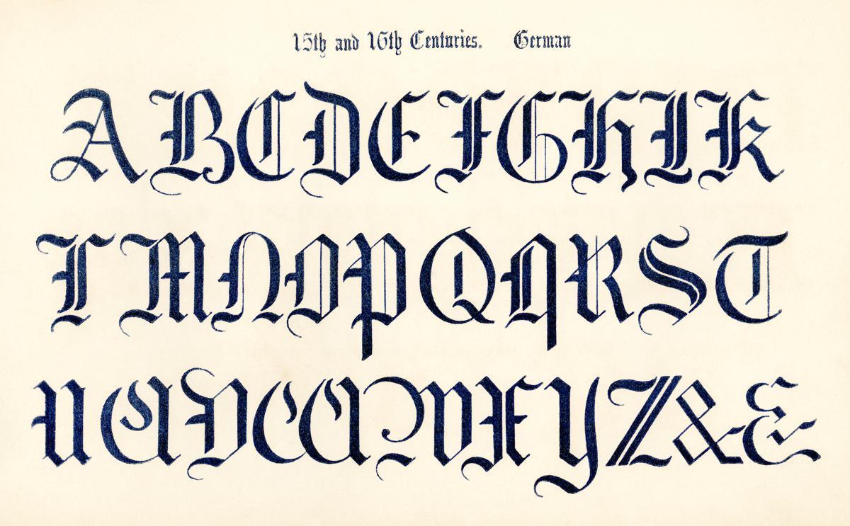 英国贵族字体英文字体图片