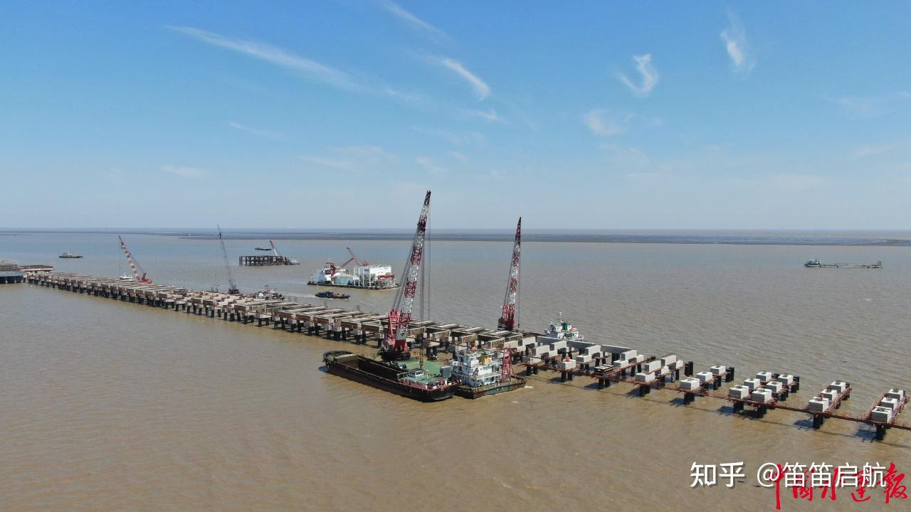 南通港通州湾三港池1#-3#码头工程完成桩基施工 - 知乎