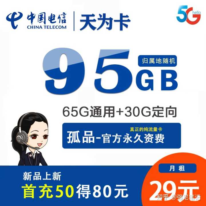 電信5天王卡