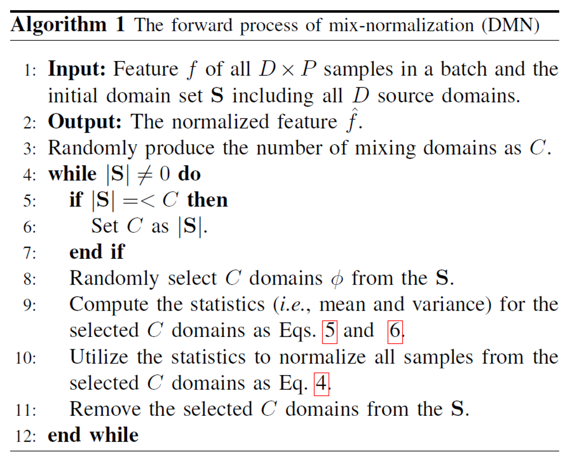 论文笔记33：A Novel Mix-normalization Method for Generalizable Multi-source ...