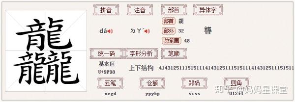「生僻字合集」龘字怎么读？是什么意思？它知道龍龖龘的含义吗？ - 知乎