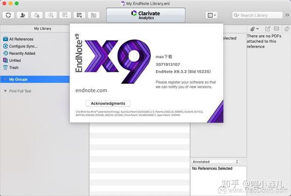 EndNote X9 for Mac(最好用的文献管理软件) 9.3.2(15235)版- 知乎