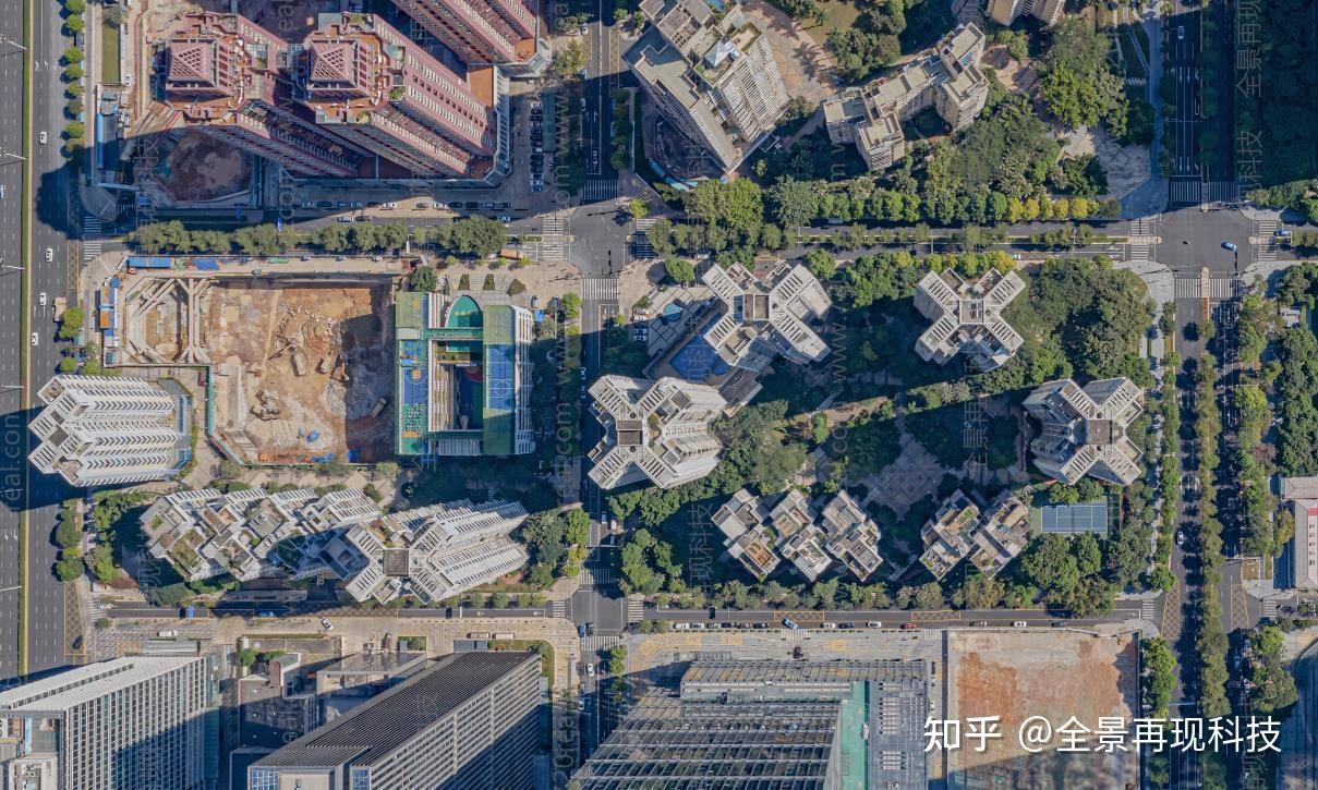 福田中心区20个楼盘航拍全景 - 知乎