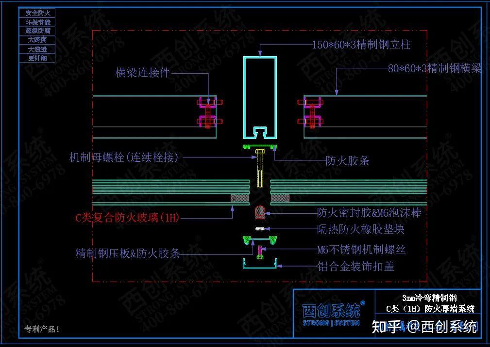 A类防火玻璃幕墙与C类防火玻璃幕墙的区别 - 西创系统 - 知乎