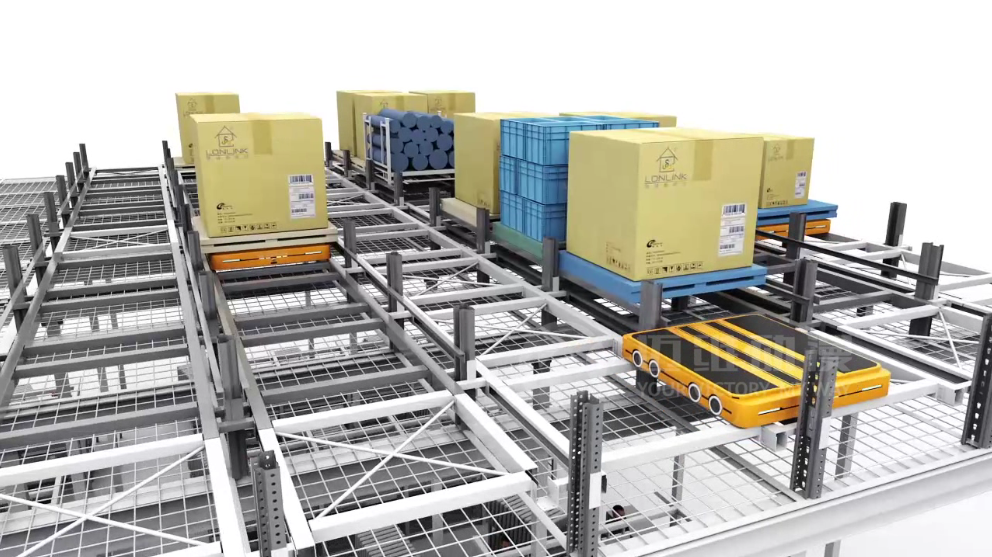 迈维动漫智能仓储行业四向车库产品演示三维动画强势来袭