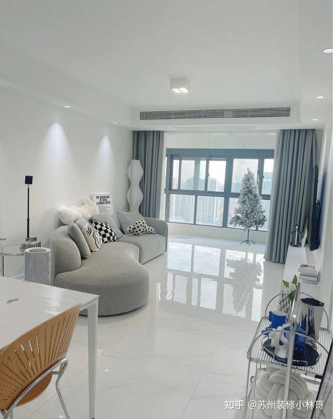 苏州装修140平的全白色系装修大全