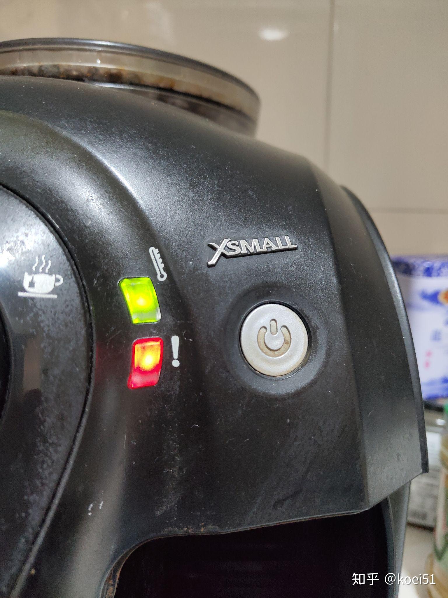 saeco咖啡机红灯常亮