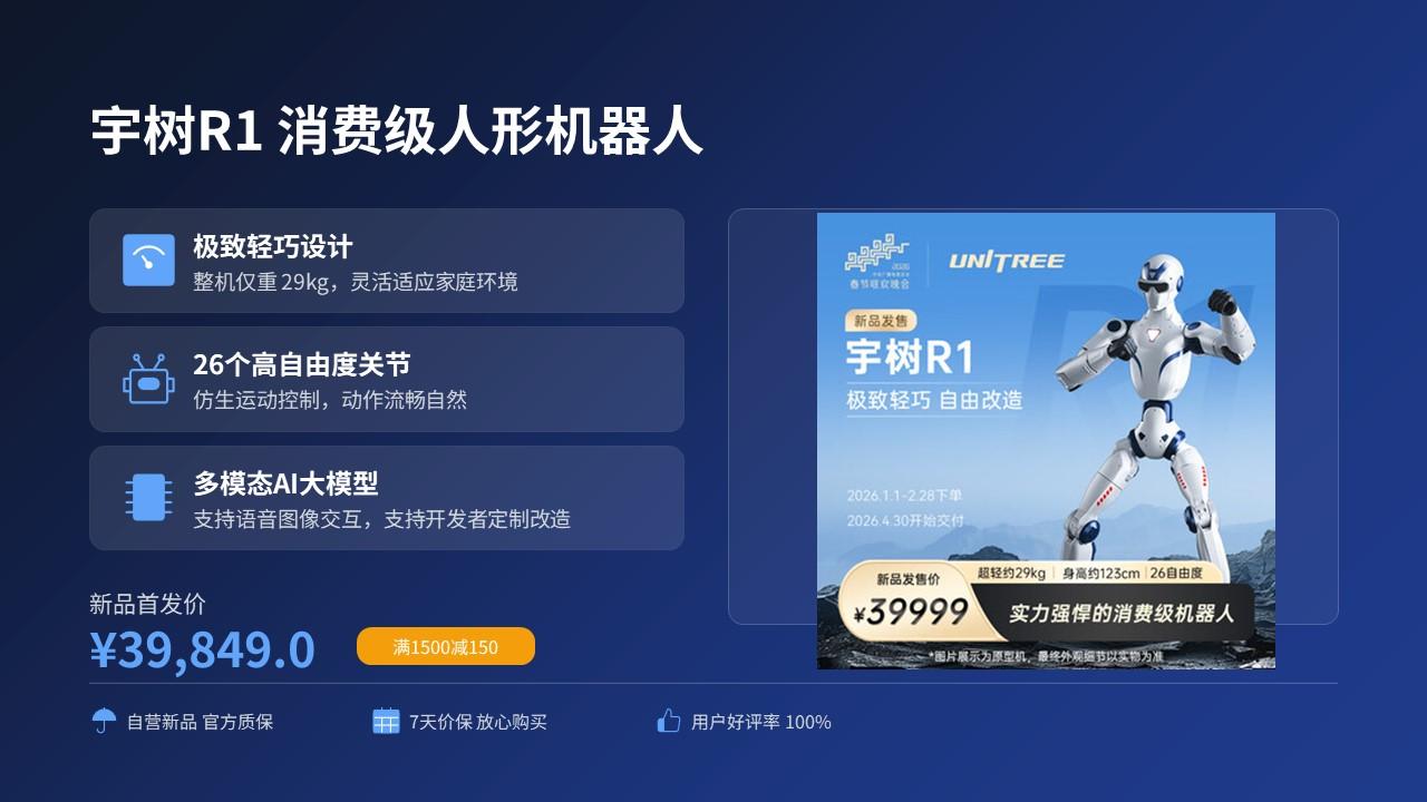 春晚同款AI机器人选购攻略：宇树G1、宇树go2、宇树R1 - 知乎