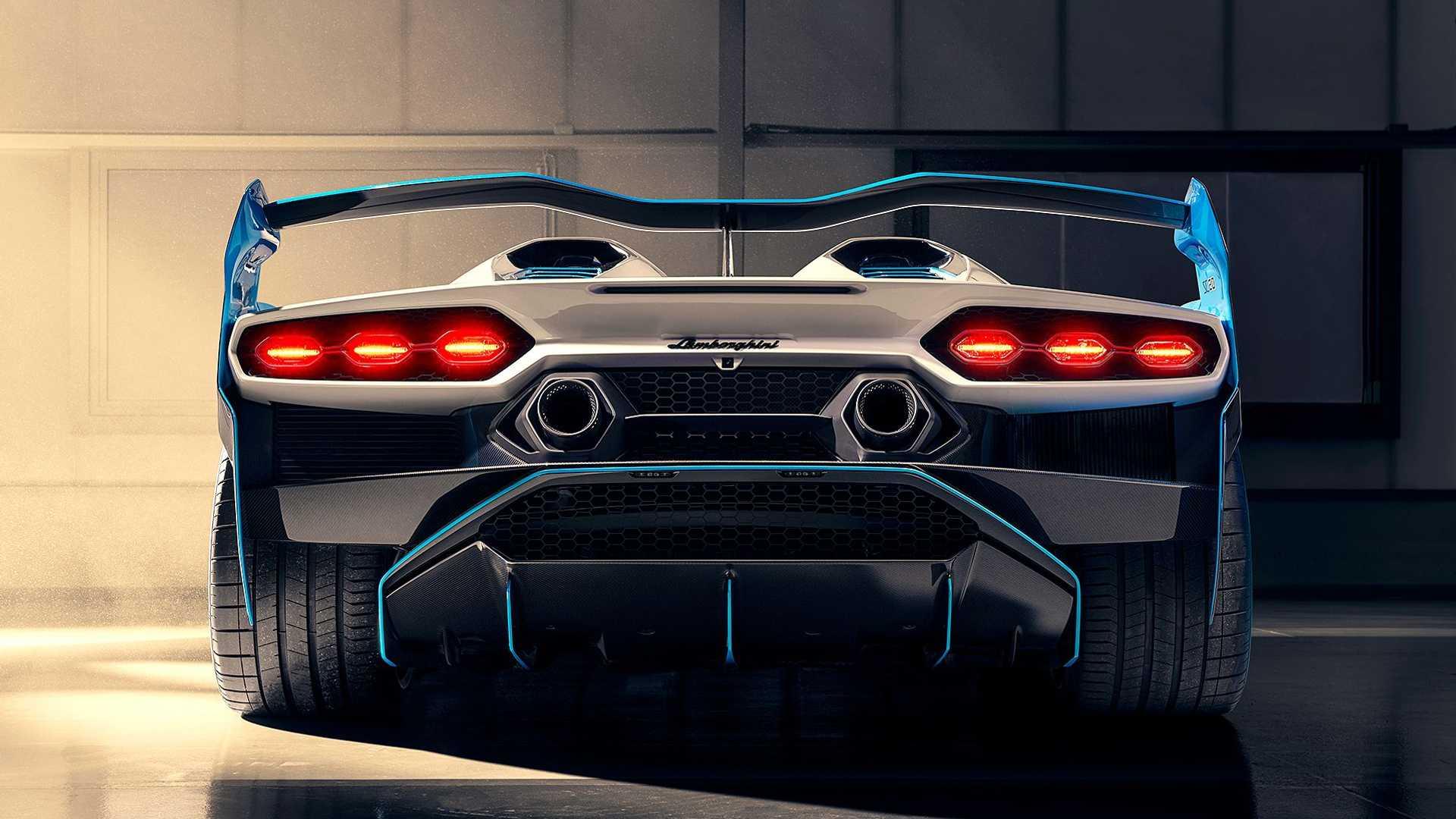 采用无车顶前风挡设计兰博基尼sc20官图发布