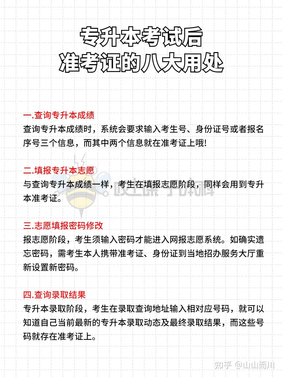 专升本准考证的八大用处！ - 知乎
