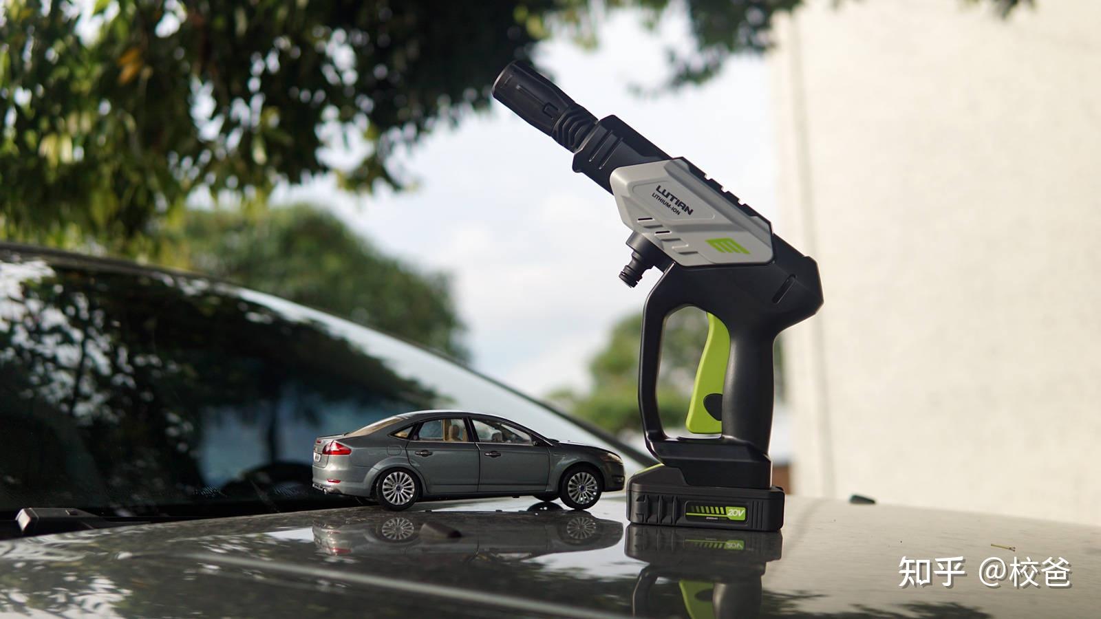 洗车也变成健身运动绿田无线锂电洗车机体验