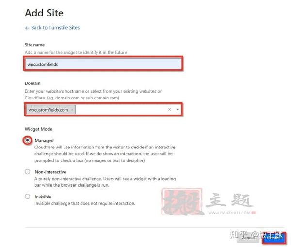 Wordpress cloudflare turnstile 