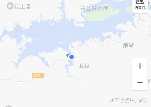 白盆珠水库地图图片