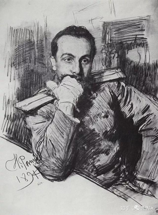 俄罗斯现实主义画家,巡回画派的主要代表人物:叶菲莫维奇·列宾