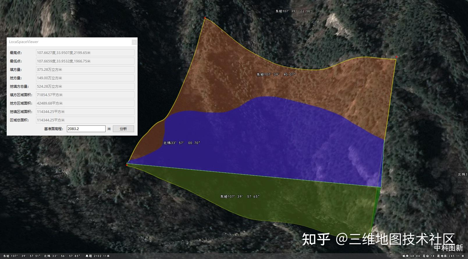 cad等,在做地形分析時,最常見的幾種便是地形高程分析,地形坡度分析