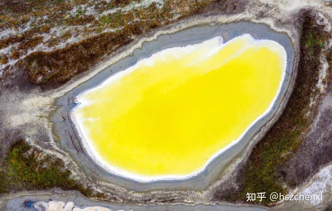 中国死海山西运城七彩盐湖景区