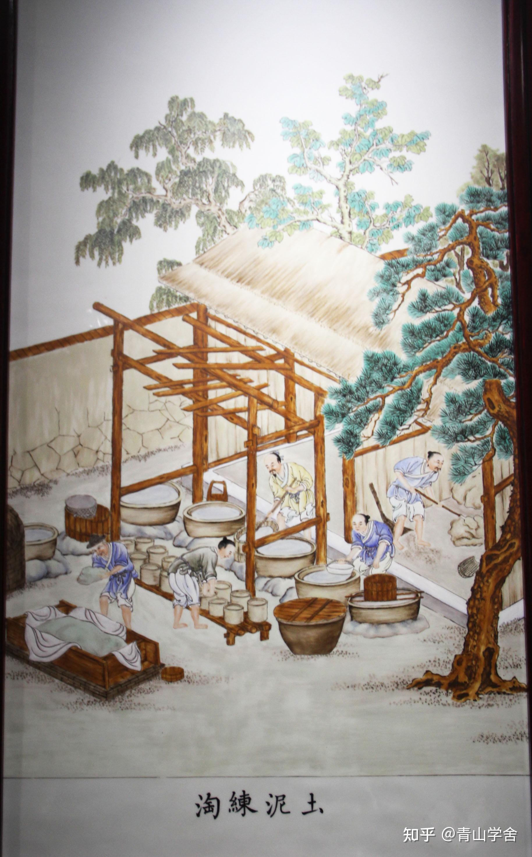 清代督陶官唐英编《陶冶图说》景德镇官窑制瓷工艺流程图文简说,属于一座城市的烧造技艺 - 知乎
