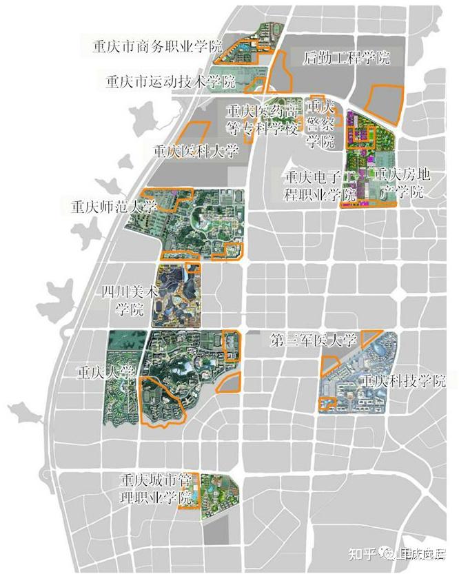 已经20岁的重庆大学城,未来会怎么发展? - 知乎