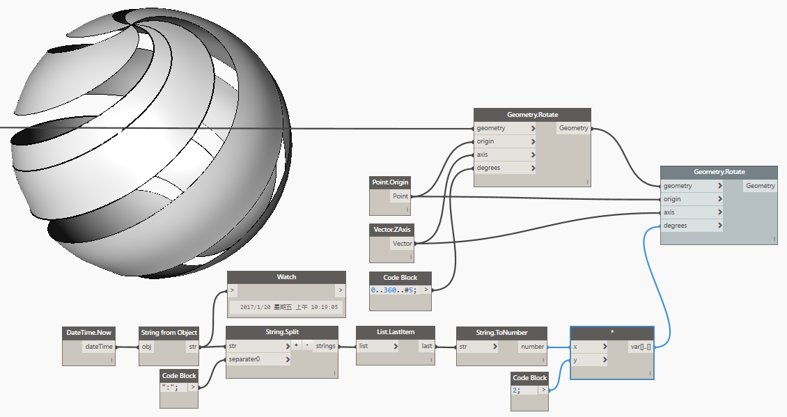 dynamo应用秘籍:11:妙用球面uv参数 - 知乎