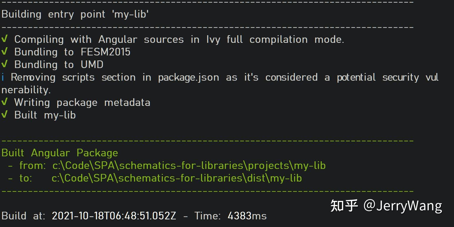 如何运行 Angular library 的原理图 Schematics 知乎