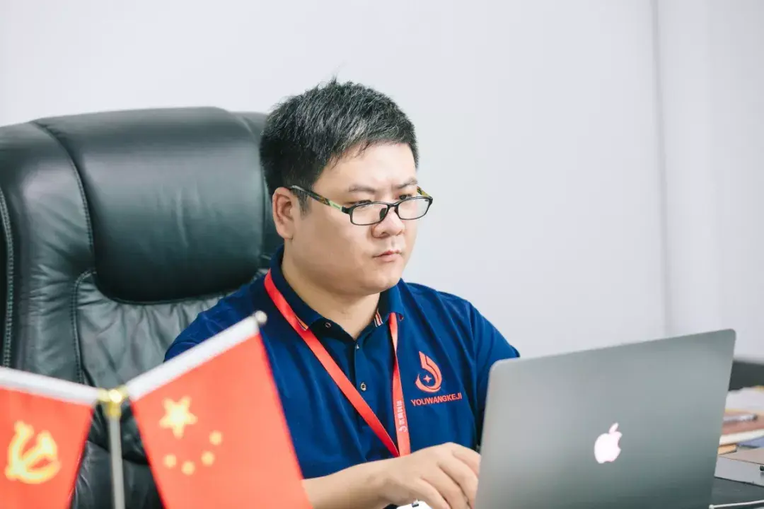 董事长张立旭先生,系江苏优网智能科技有限公司创始