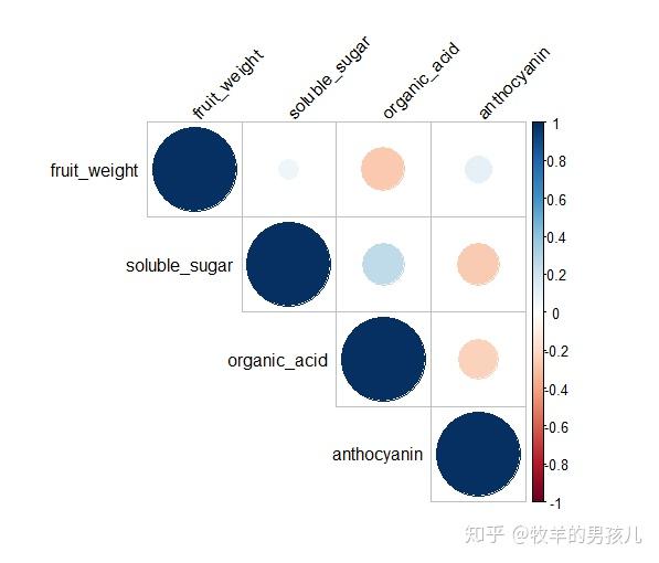 R语言相关性分析简单小例子 - 知乎