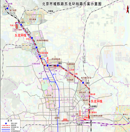 北京市郊铁路东北环线(南口至光华路段)来了!