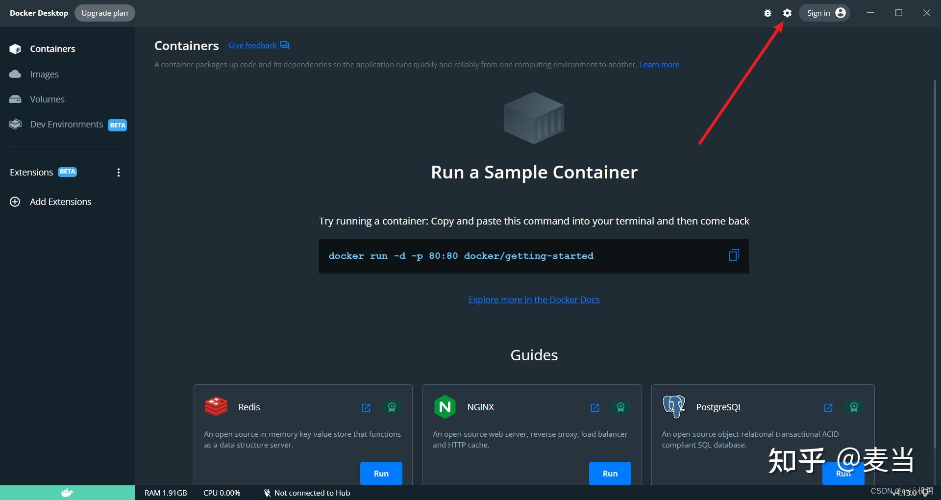 Docker desktop failed to start 