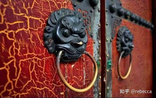 中华豪门—传统建筑中的门文化—门环 - 知乎