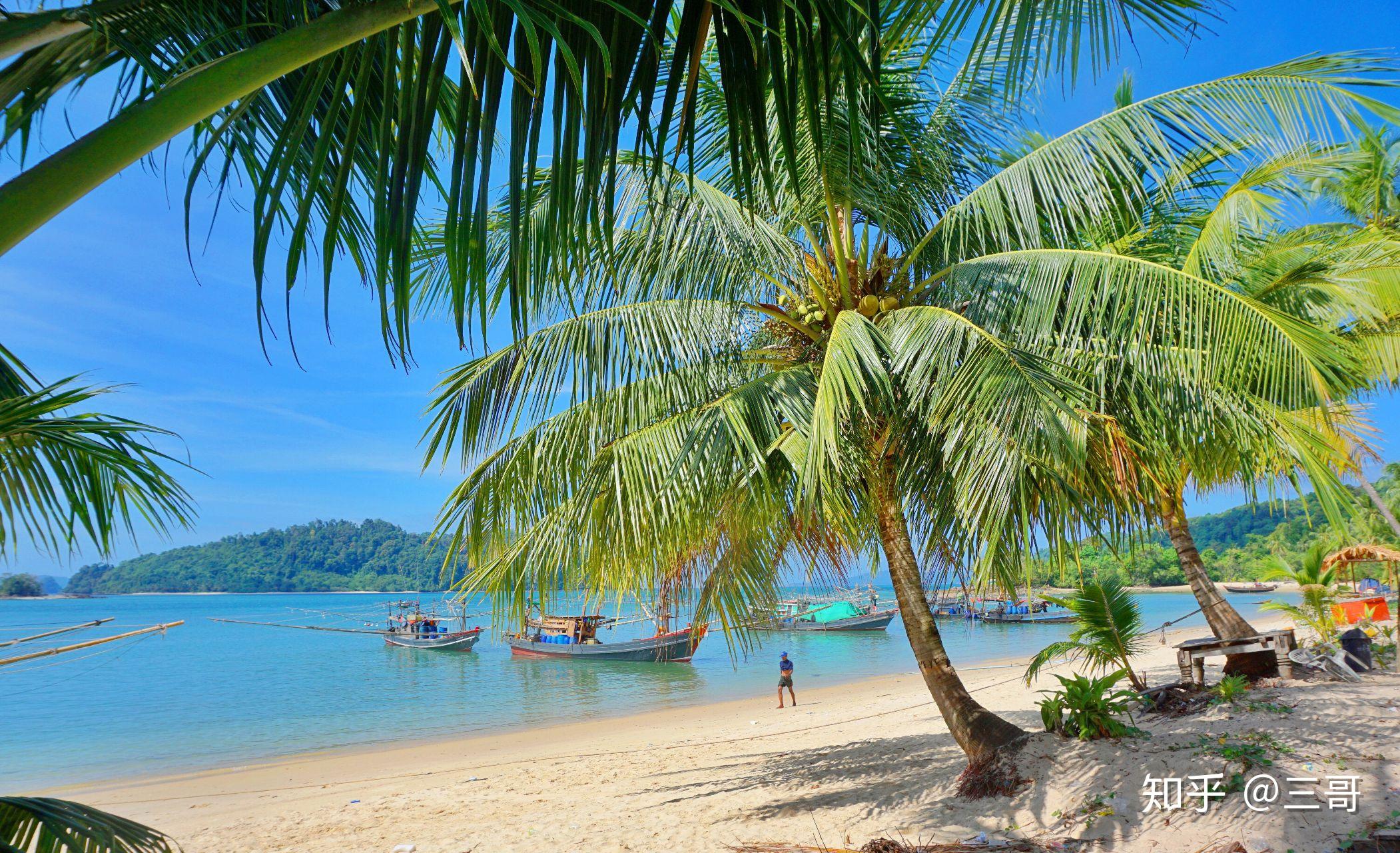 缅甸丹老群岛风景照