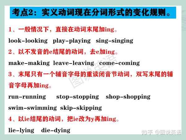 图说英语语法:中考英语动词难点,分享给大家 - 知乎