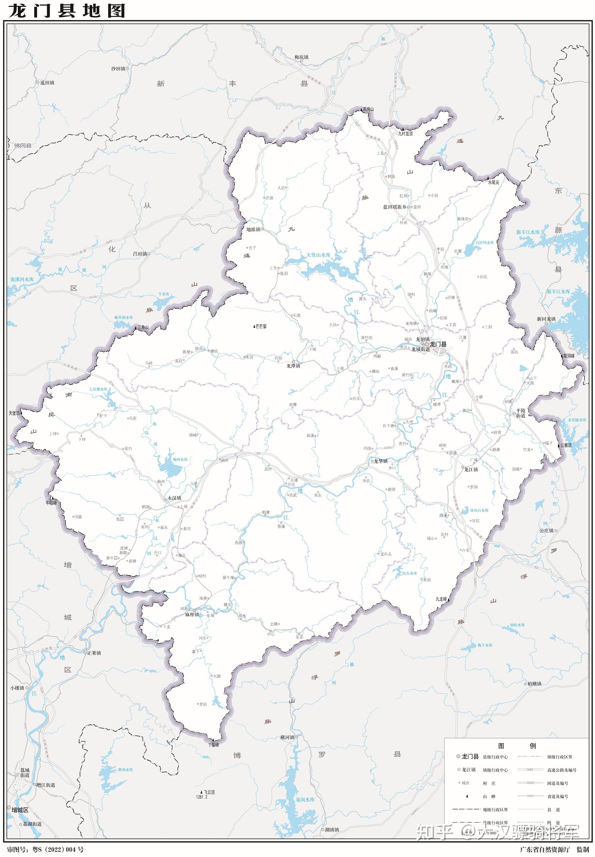 图文解读惠州市行政和地理(含5个县区2023年高清地图)