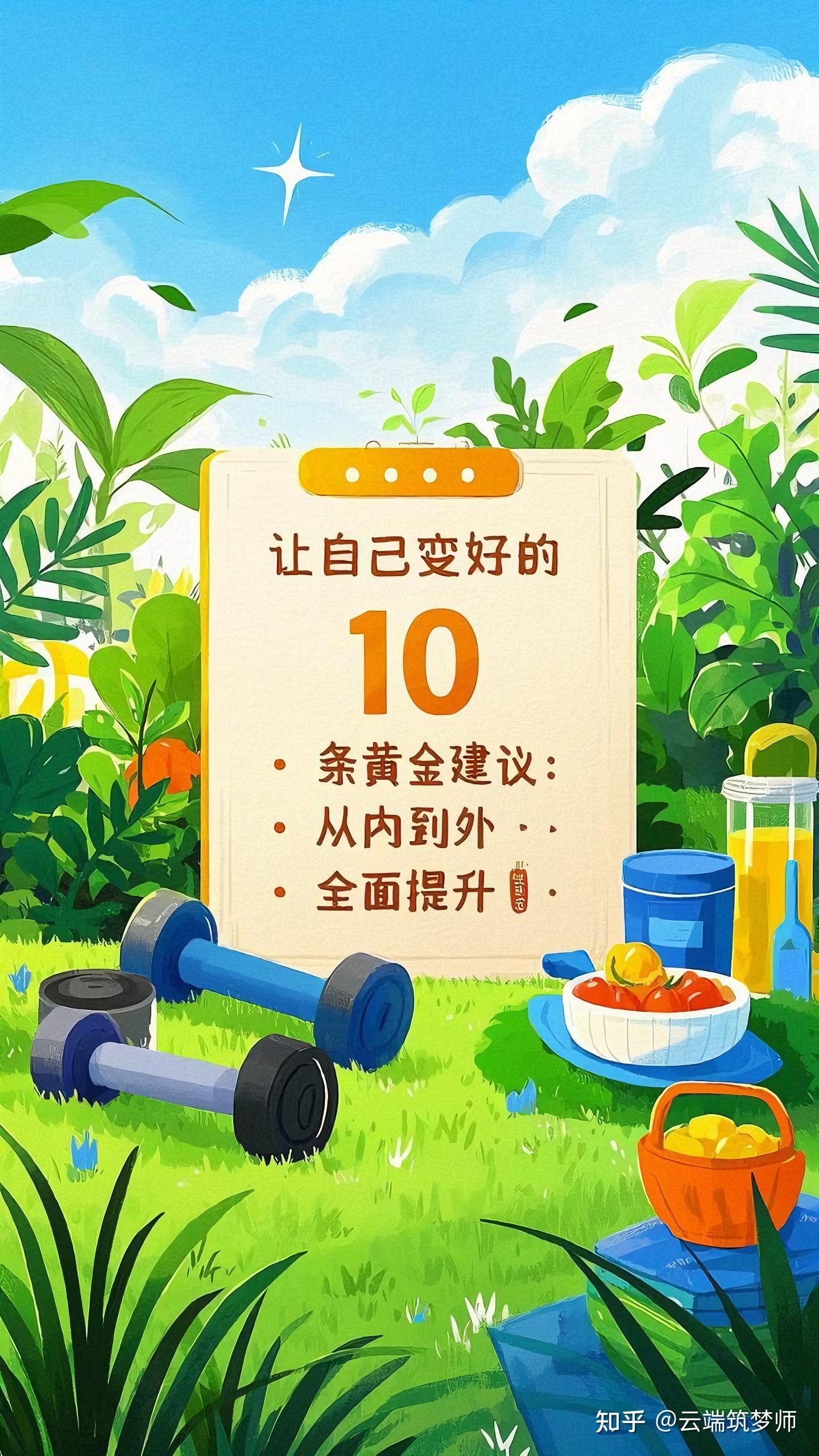 让自己变好的10条黄金建议：从内到外全面提升 - 知乎