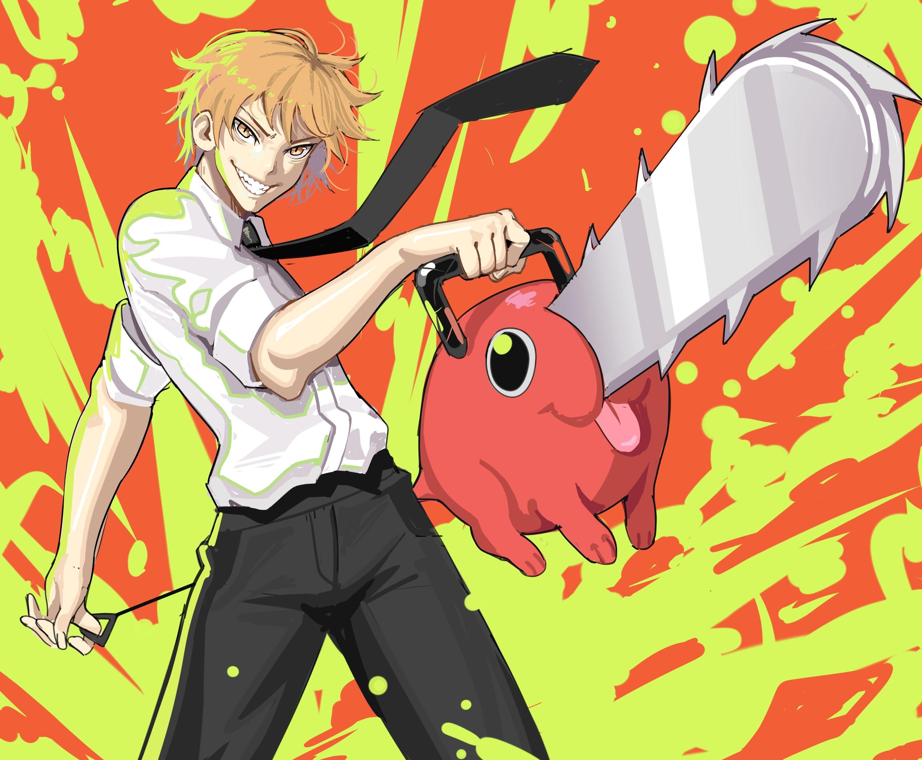 chainsaw man 电锯人-癫痴壁纸 - 知乎