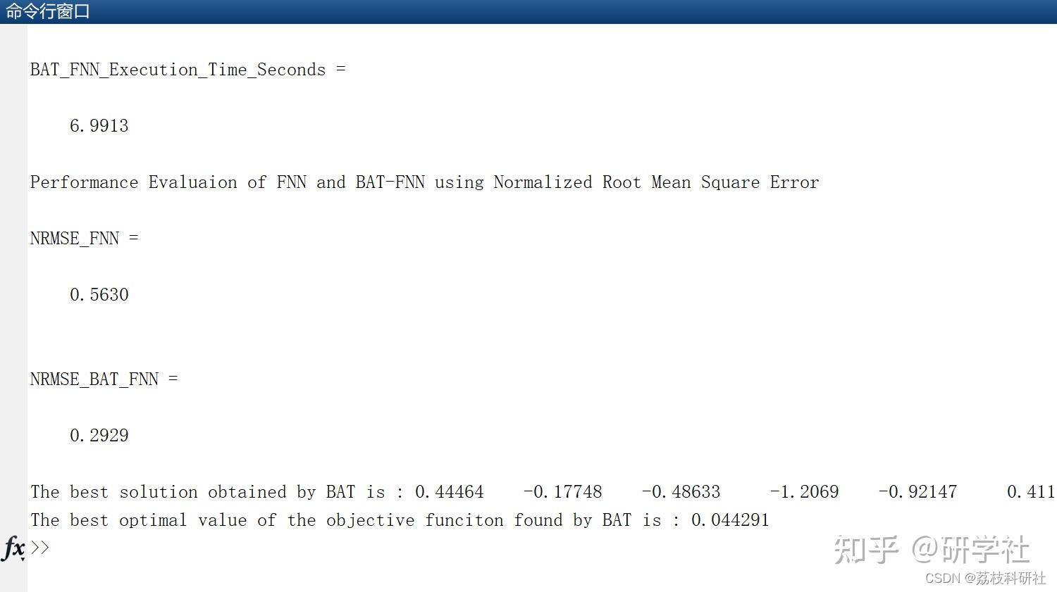  ba fnn fnn matlab 