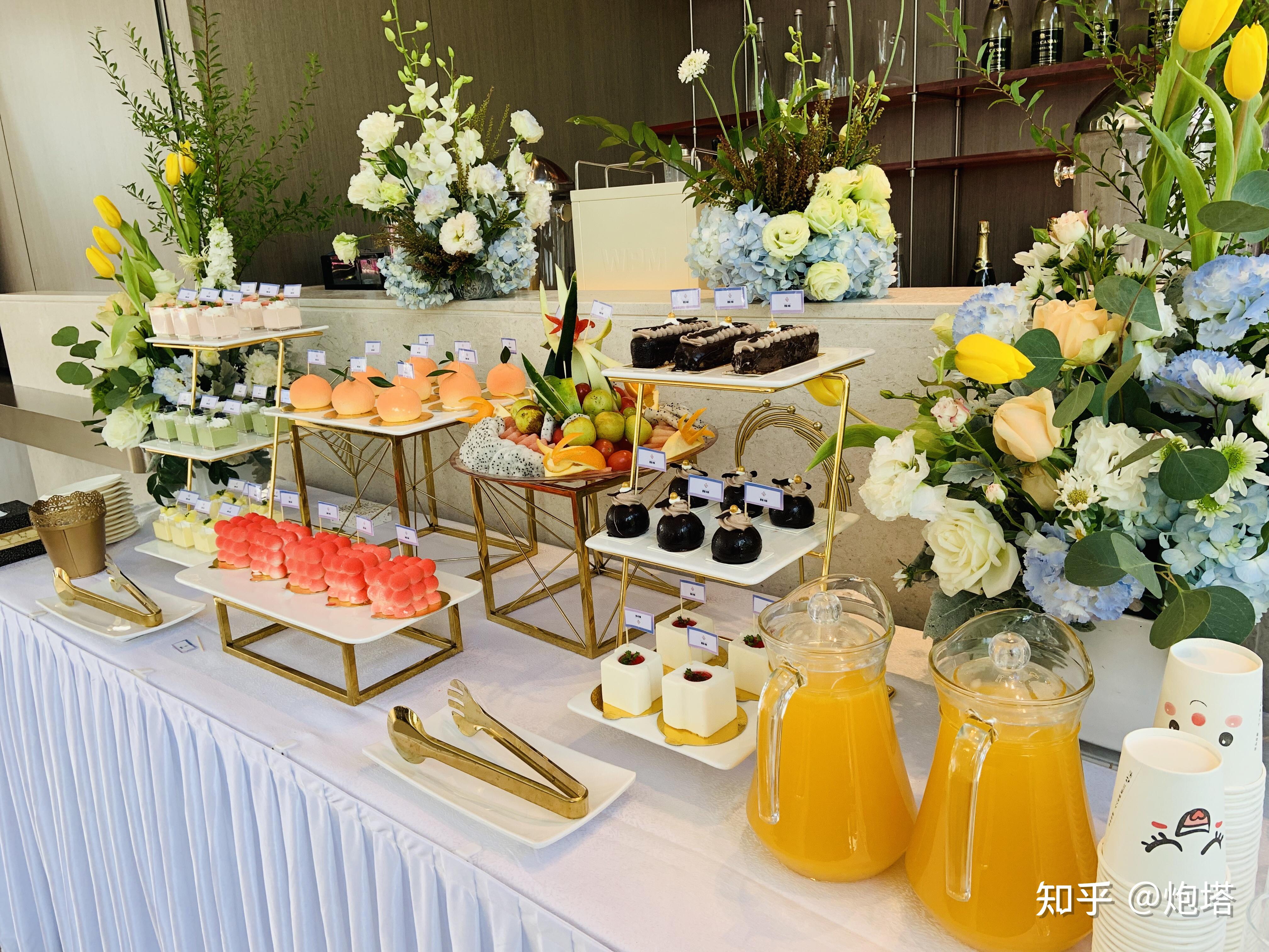 下午茶甜品台茶歇布置案例分享