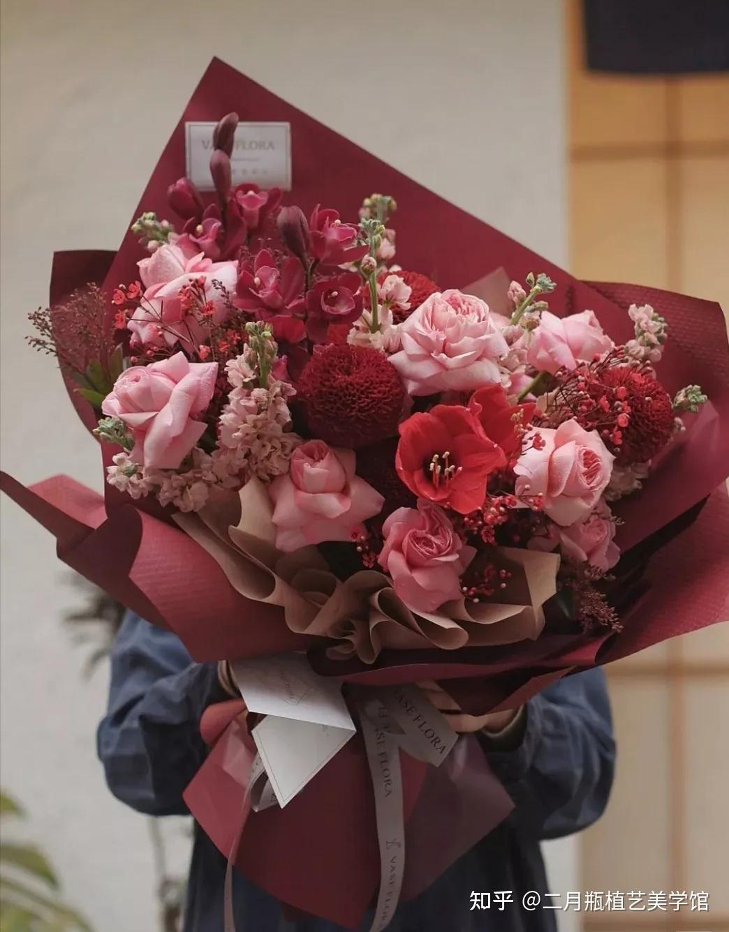 春节花束你的红色少女心无论何时我都懂