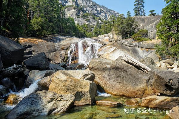 加州 California | 瀑布杉松夕阳成岚 | 美洲杉与国王峡谷国家公园 Sequoia and Kings Canyon ...