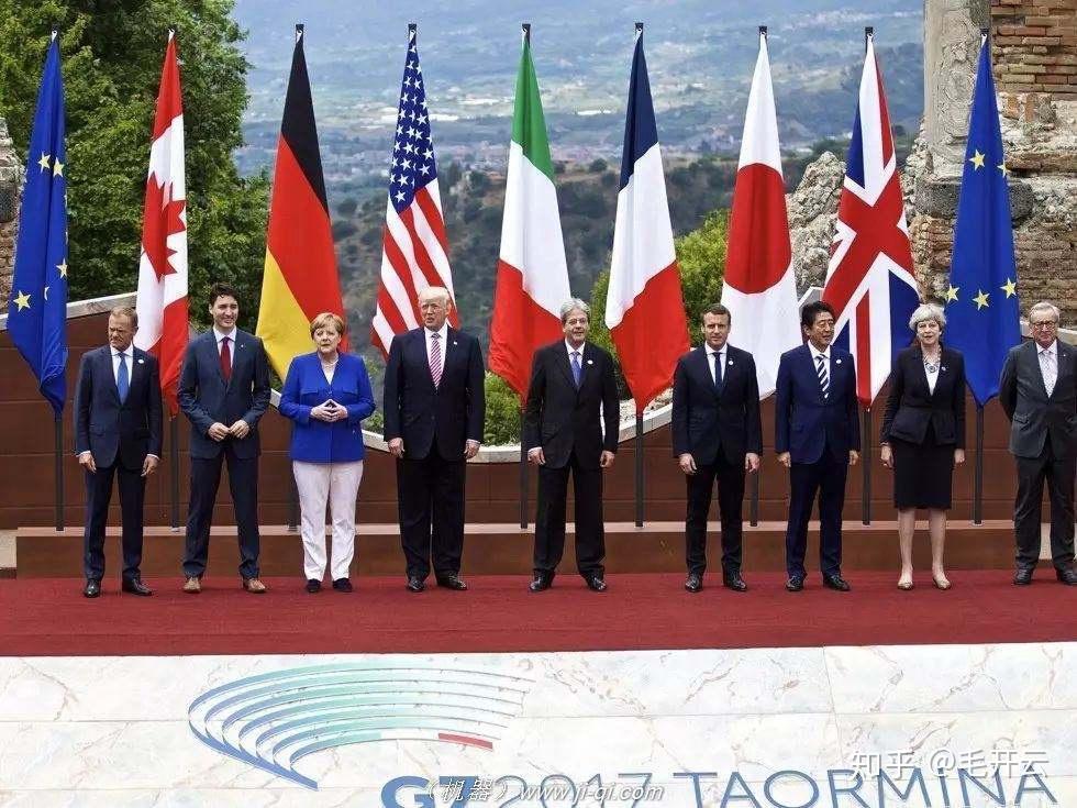 g7成员国,包括美国,英国,德国,法国,日本,意大利和加拿大.