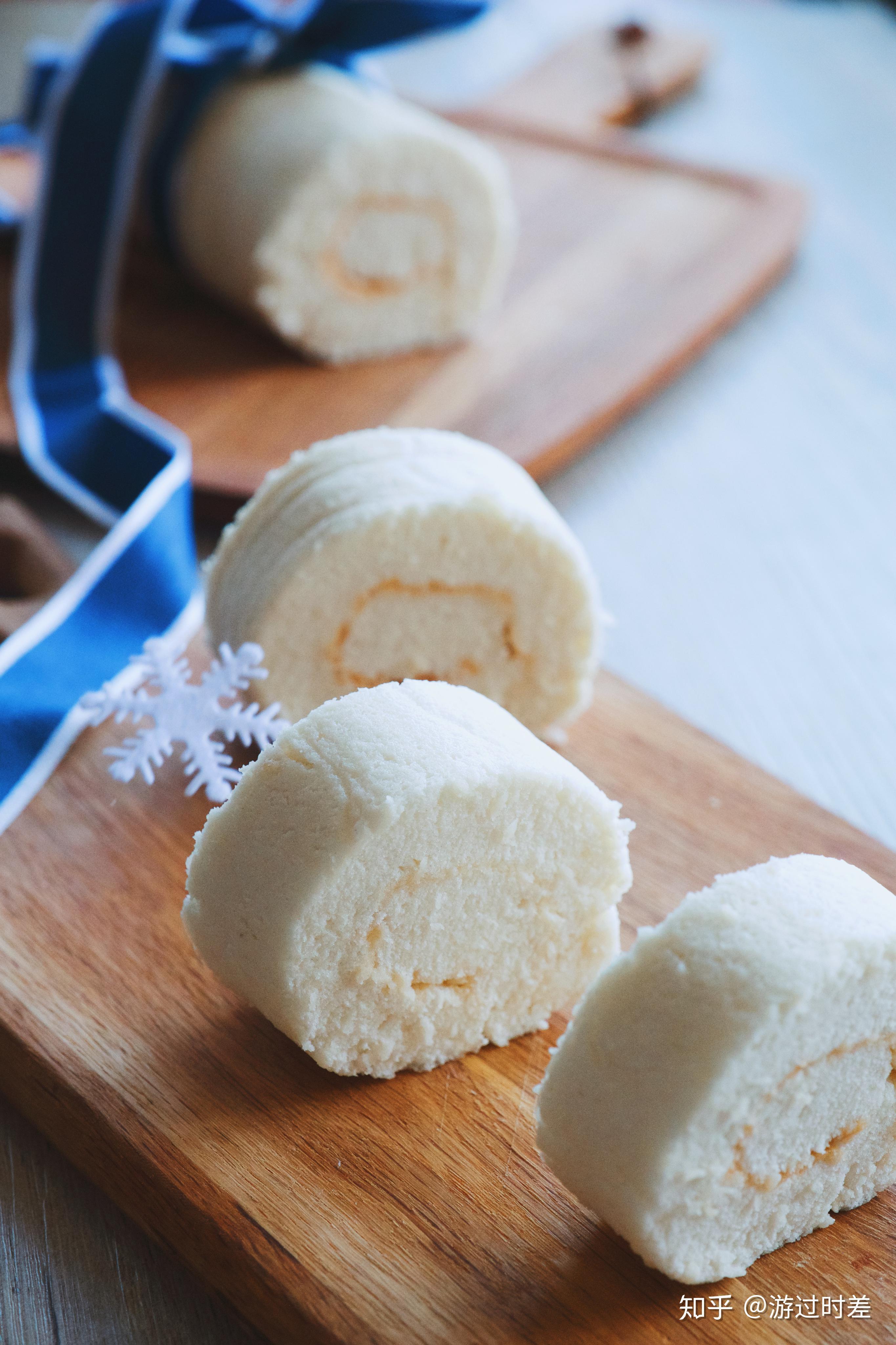 一款没有夹心的白兔卷清淡又低热量