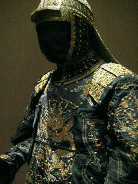 乾隆时期铠甲的结构