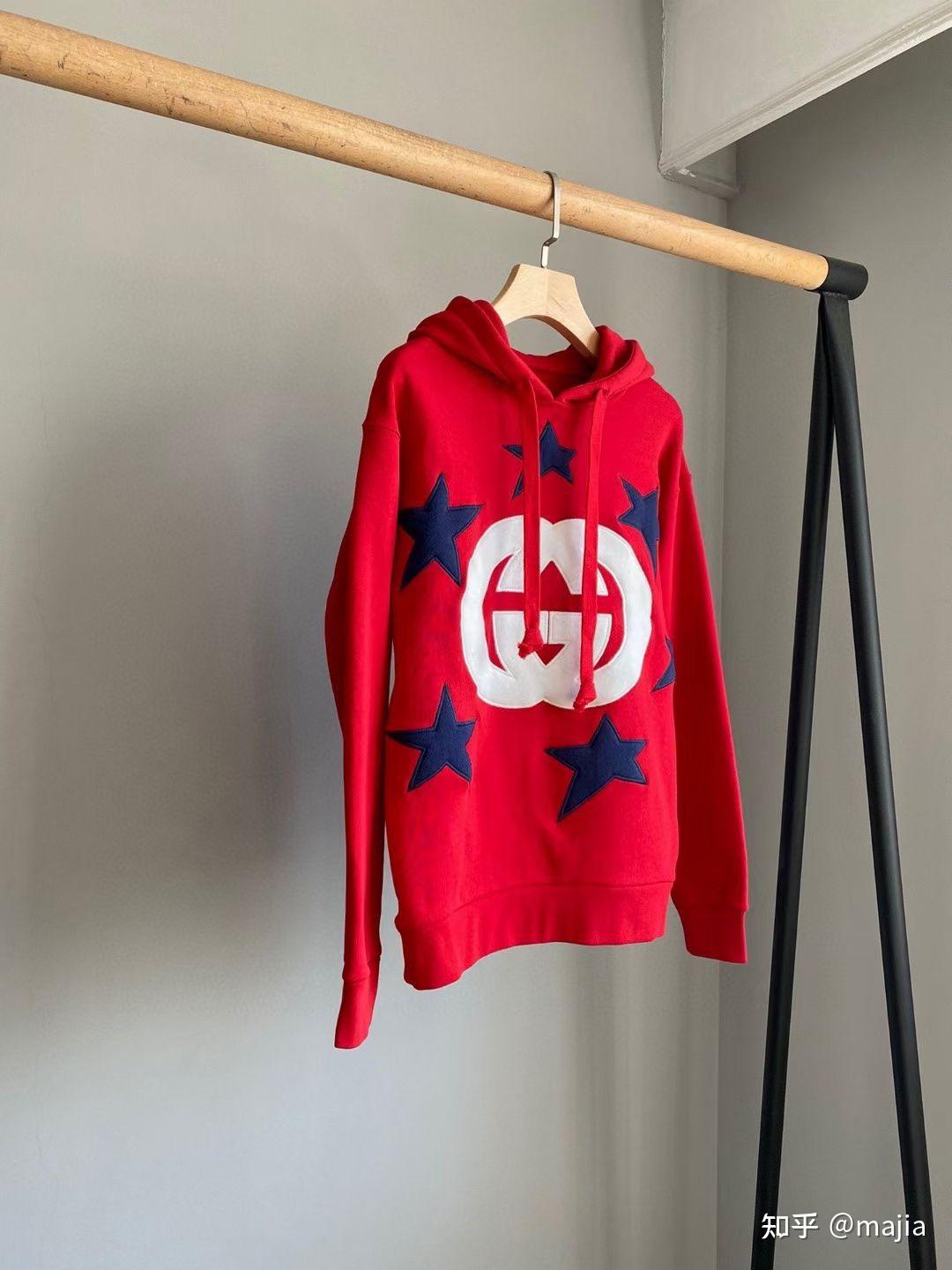 gucci新年红双g宽松卫衣