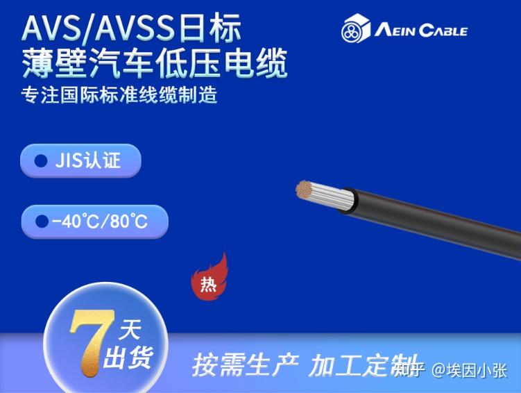 AVS/AVSS 日标薄壁汽车低压电线是什么？怎么选才对？ - 知乎