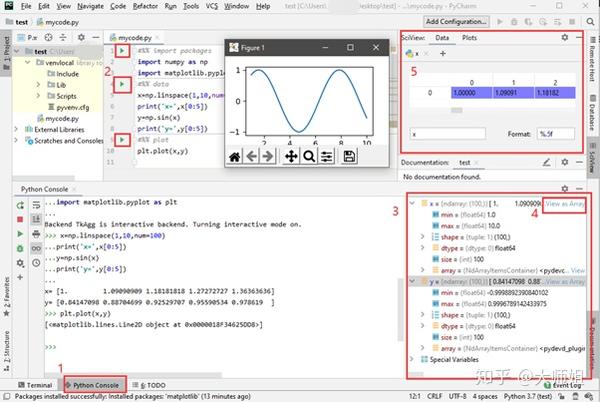 pycharm scientific mode