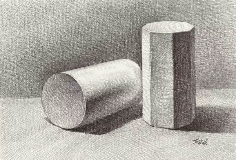 画好素描石膏几何体6个注意