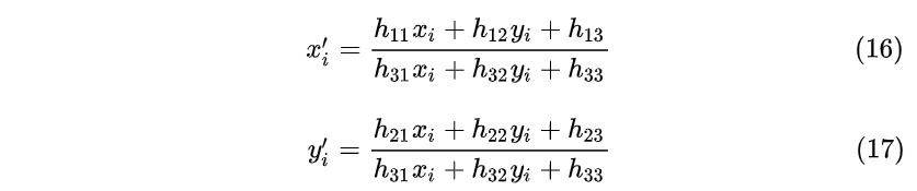 单应性homograph估计从传统算法到深度学习