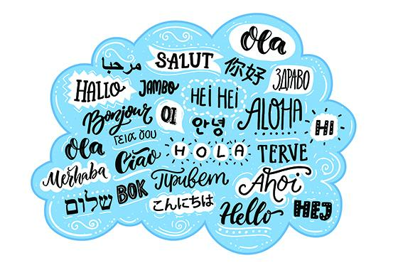 法语,德语,西班牙语,韩语,日语,阿拉伯语,以及等等等等,各种语种任你