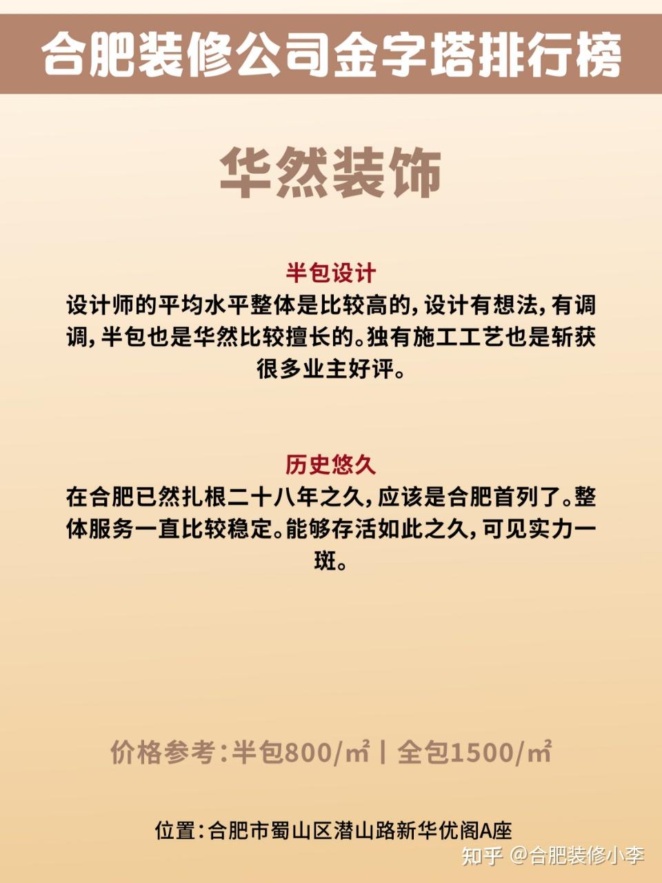 合肥装修公司金字塔排行榜 - 知乎