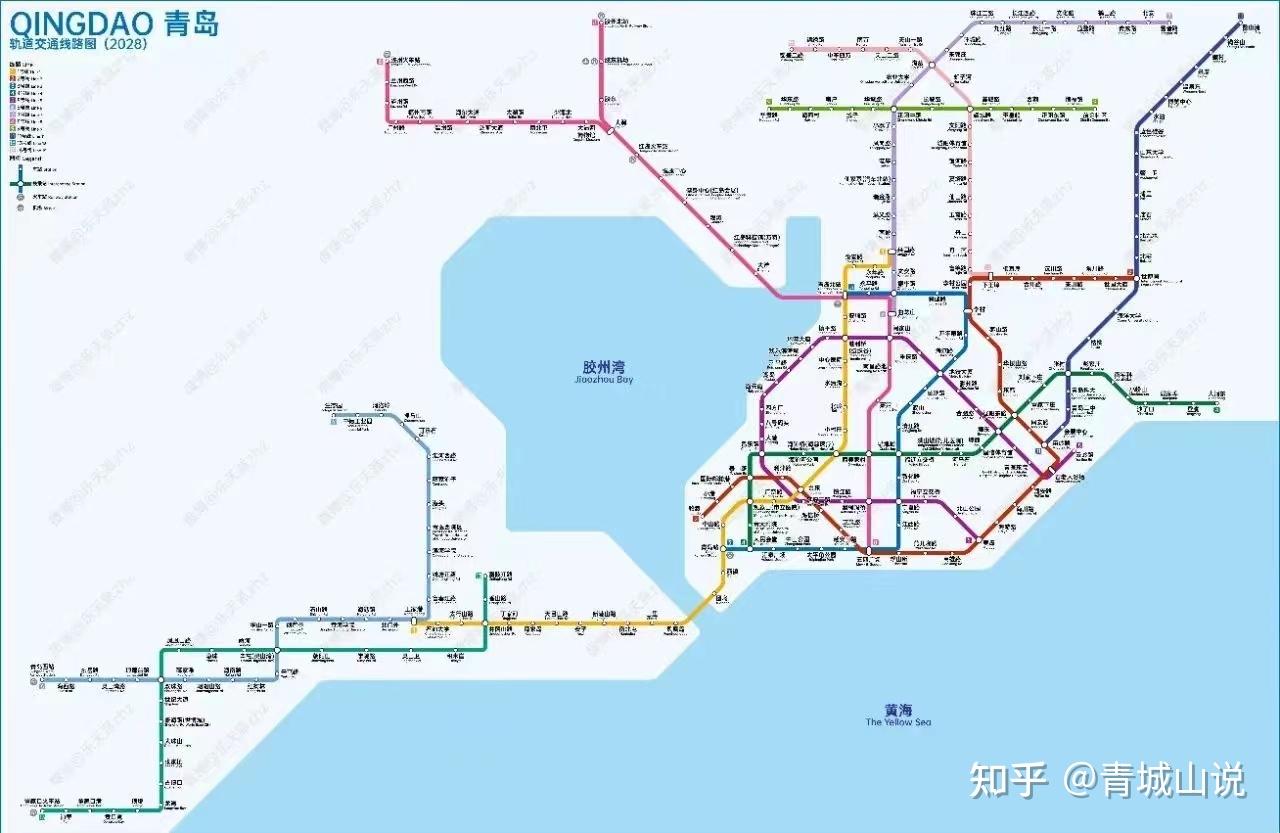 已经被批复并开始建设的是青岛地铁三期规划,这是目前能够确定具体