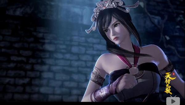 焰灵姬被逼到墙角,撞到木桶. 好大的一声响,不知道疼不疼.